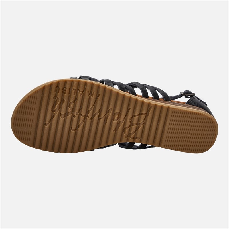 Blowfish Dame Bloomy Ankelsko Sandaler Black Dyecut - Billede 2