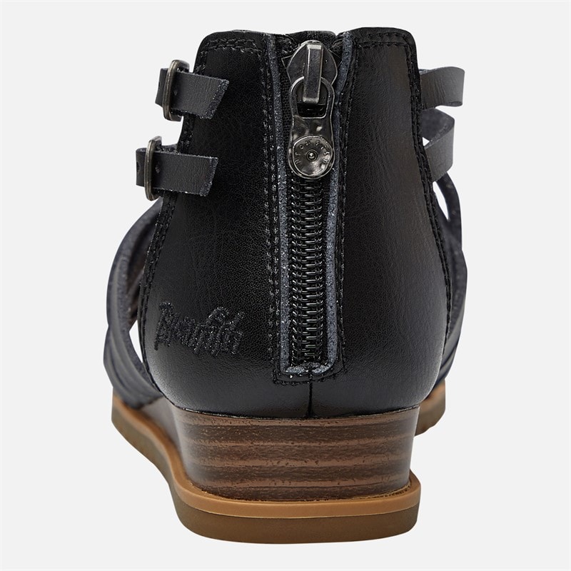 Blowfish Dame Bloomy Ankelsko Sandaler Black Dyecut - Billede 3