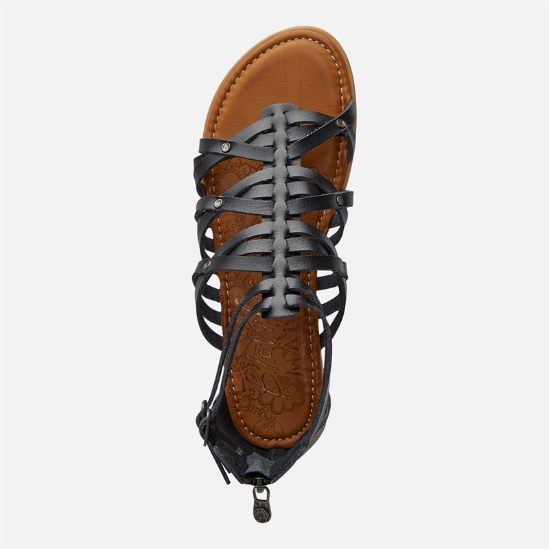 Blowfish Dame Bloomy Ankelsko Sandaler Black Dyecut - Billede 4