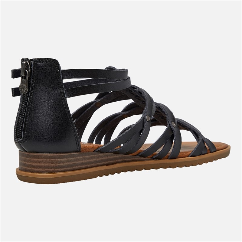 Blowfish Dame Bloomy Ankelsko Sandaler Black Dyecut - Billede 5