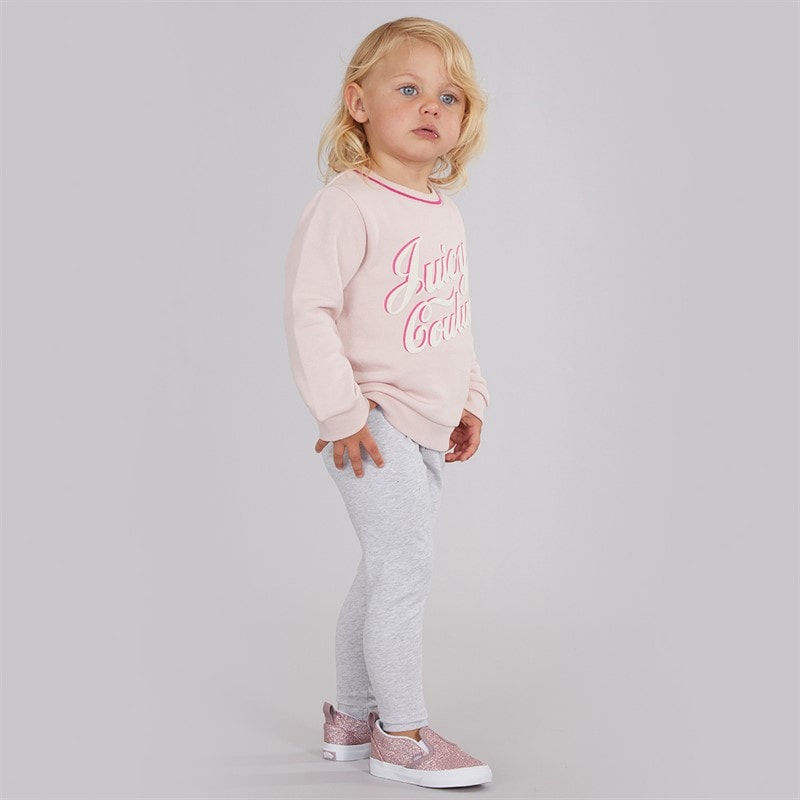 Juicy Couture Piger Infant Træningstøj Bleg Lyserød - Billede 2