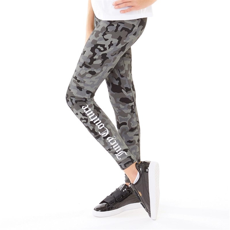 Juicy Couture Piger Abstract Legging Gamachebukser Sort - Billede 1