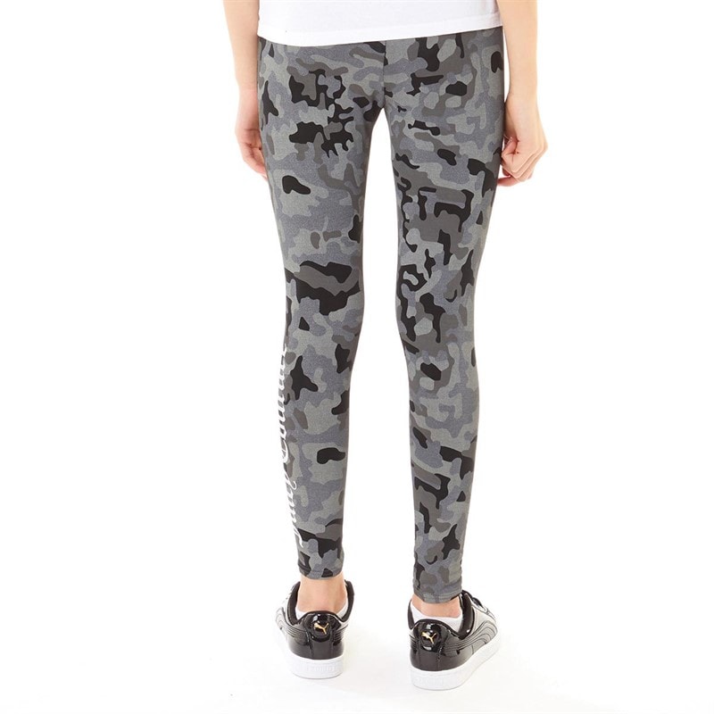 Juicy Couture Piger Abstract Legging Gamachebukser Sort - Billede 2