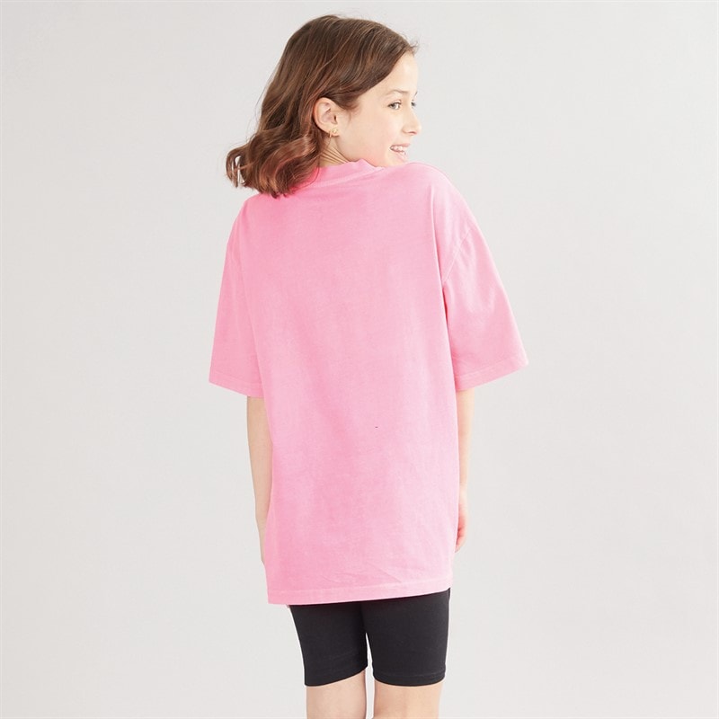 Juicy Couture Piger Jersey T-shirt og cykelshorts sæt Summer Neon Pink - Billede 2