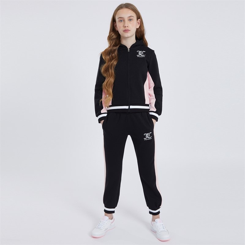 Juicy Couture Piger Cut And Sew Træningstøj Sort - Billede 3