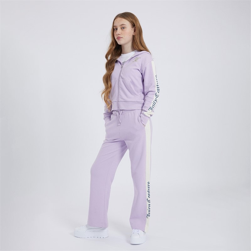 Juicy Couture Piger Cut And Sew Træningstøj lilla - Billede 4