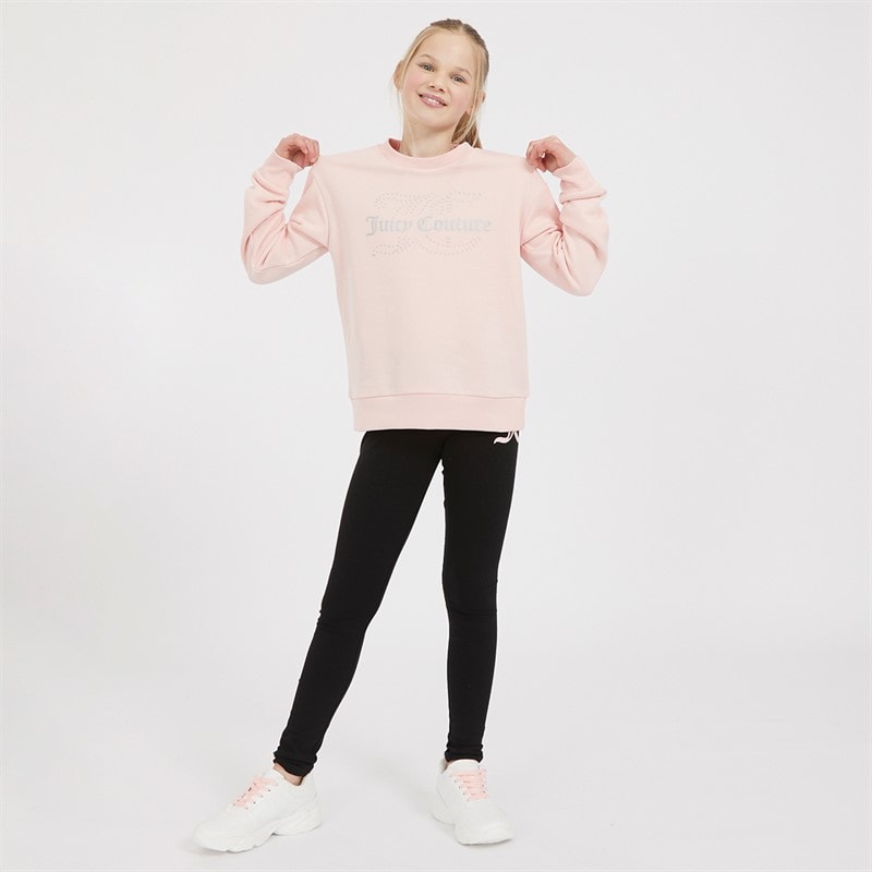 Juicy Couture Piger Rundhals Trøje Jordbær Creme - Billede 4