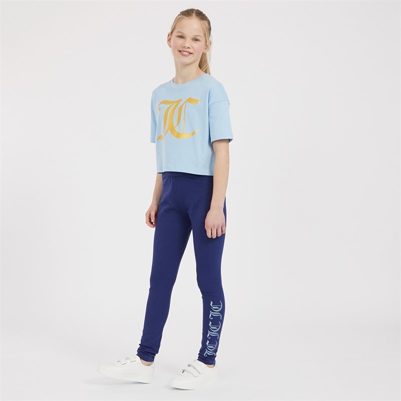 Juicy Couture Piger Tonal T-shirts Blå - Billede 3