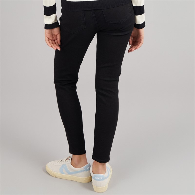 Jacqueline De Yong Dame Jeans Måne Skinny Black Denim - Billede 2