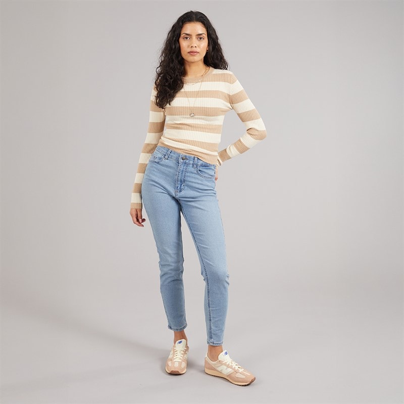 Jacqueline De Yong Dame Jeans Måne Skinny Medium Blue Denim - Billede 4