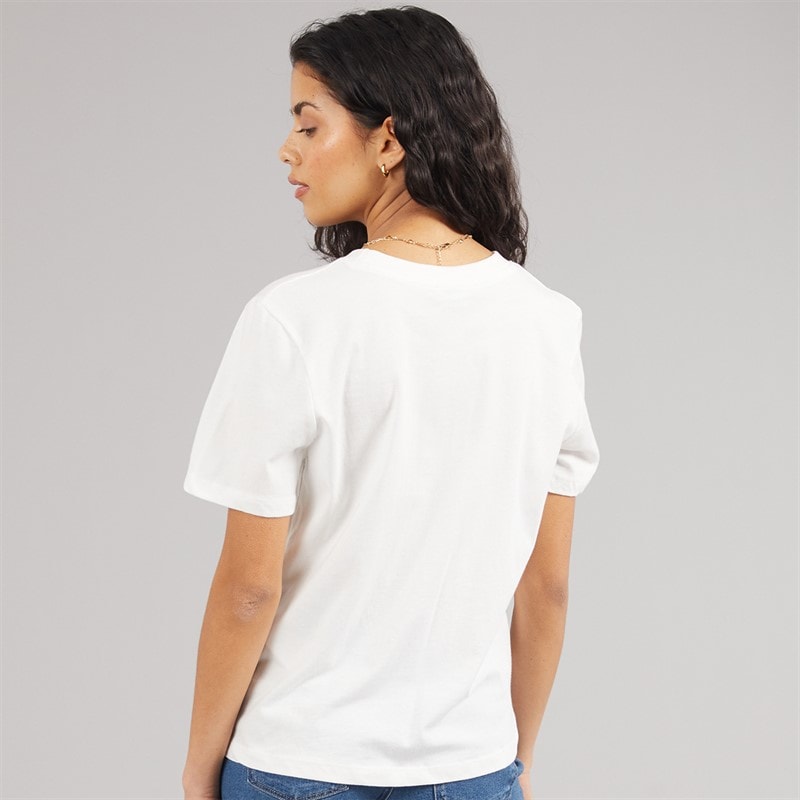 Jacqueline De Yong Dame Selma T-shirt Cloud Dancer - Billede 2