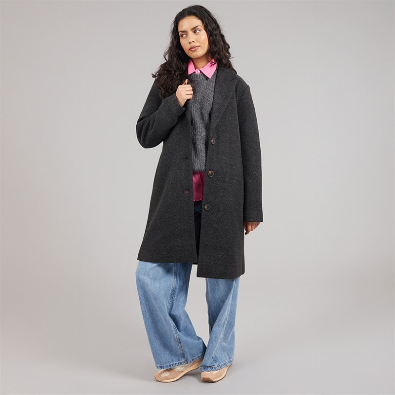 Jacqueline De Yong Dame Echo Livs Frakke Sort - Billede 5