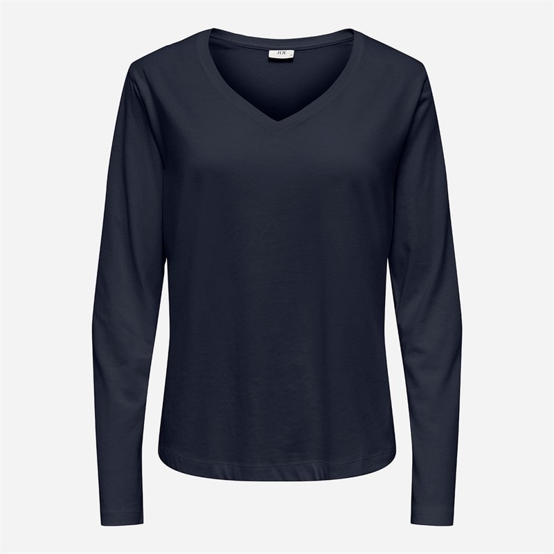 Jacqueline De Yong Dame Rex Langærmet T Shirt Himmmelblå