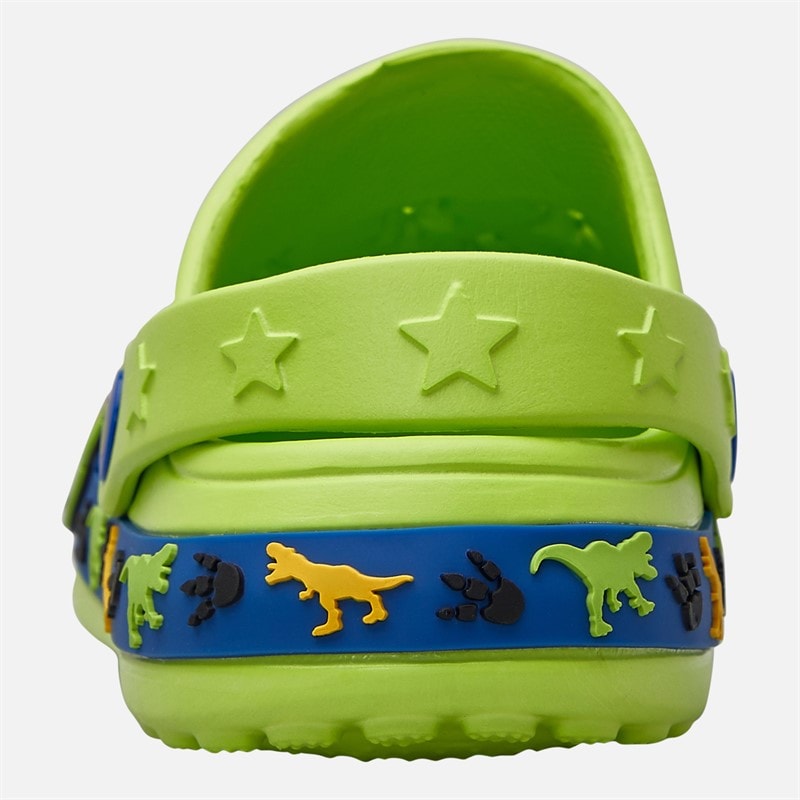 Character Drenge Dinosaur Mønster Clogs Grøn - Billede 4