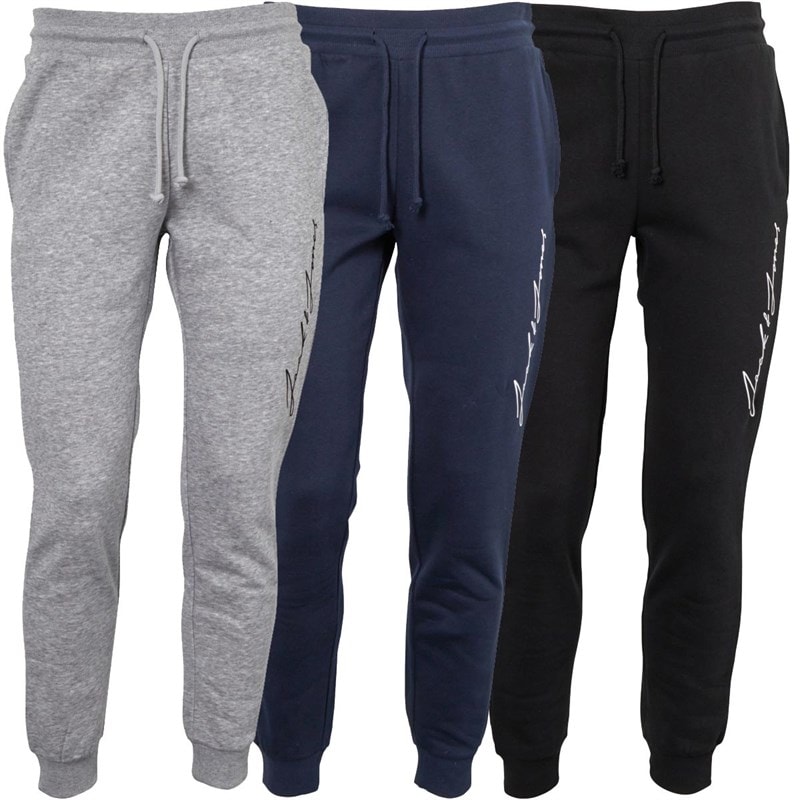 JACK & JONES Herre Jax Tre Pak Sweat Pants Tap Shoe/Light Grey Melange/Navy Blazer - Billede 3