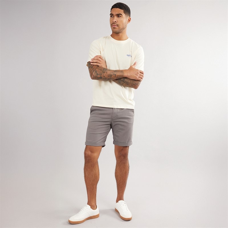 JACK & JONES Herre JJ Base Chino Shorts Antracitgrå - Billede 4