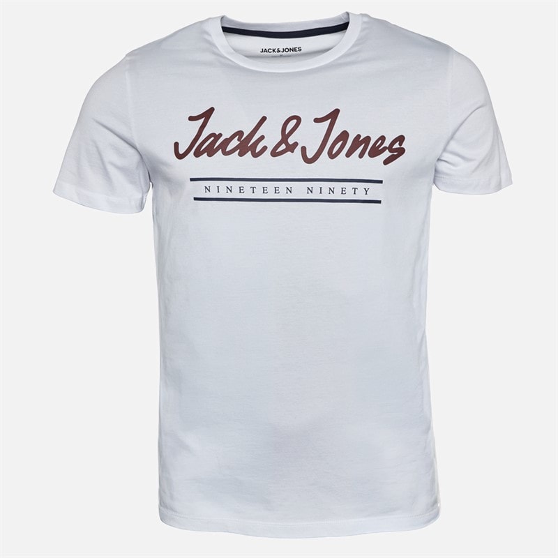 JACK & JONES Herre Urban Crew Neck Fem-pak T-shirts Oliven Nat/Hvid/Lysegrå Melange/Marineblå Blazer - Billede 4