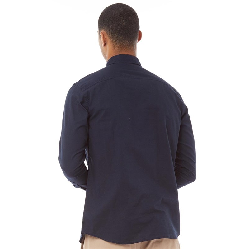 JACK & JONES Herre Oxford Langærmet shirts Marineblå - Billede 2