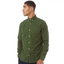 JACK & JONES Herre Oxford Langærmet shirts Mørk Grøn