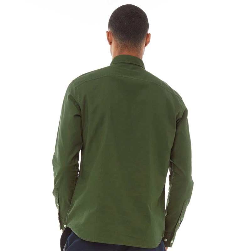 JACK & JONES Herre Oxford Langærmet shirts Mørk Grøn - Billede 2