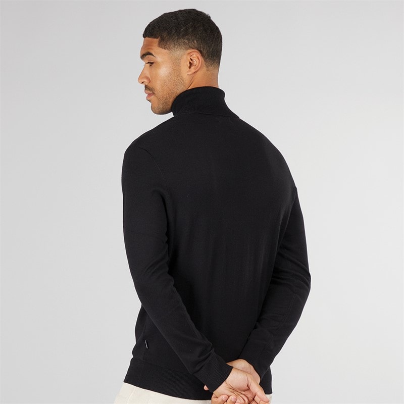 JACK & JONES Herre Jwhemil Rullekrave Sort - Billede 2