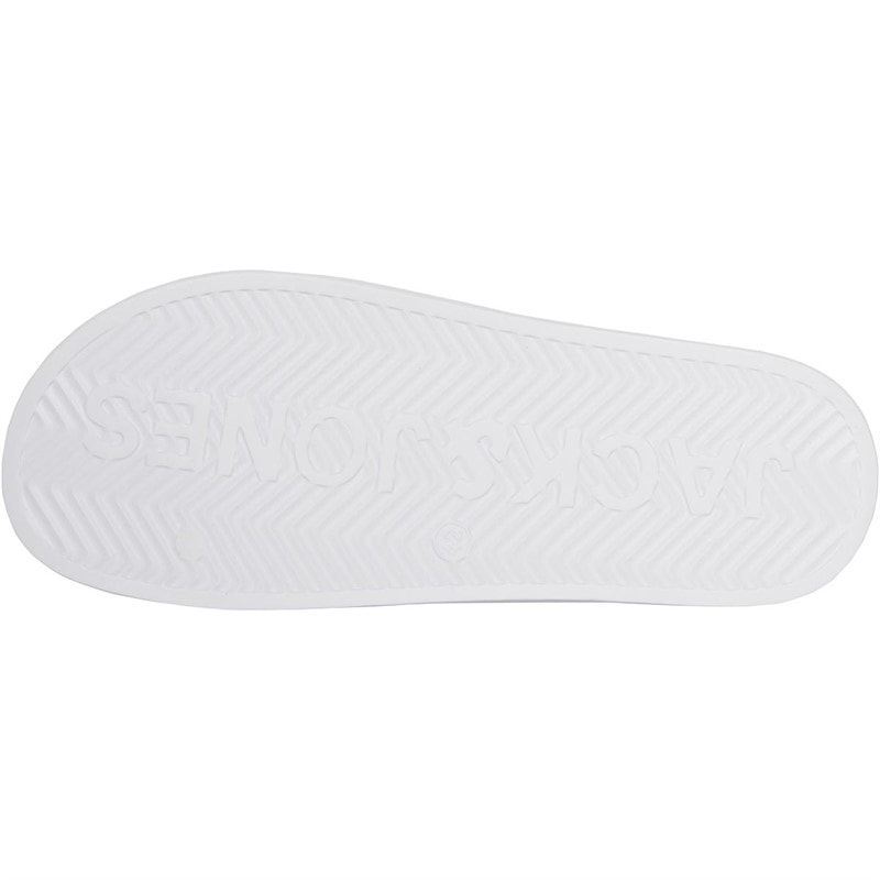 JACK & JONES Herre Gary Moulded Slides Slider Hvid - Billede 3