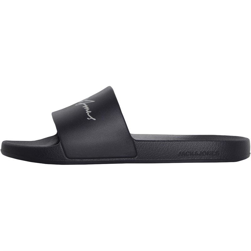 JACK & JONES Herre Gary Moulded Slides Slider Sort - Billede 2