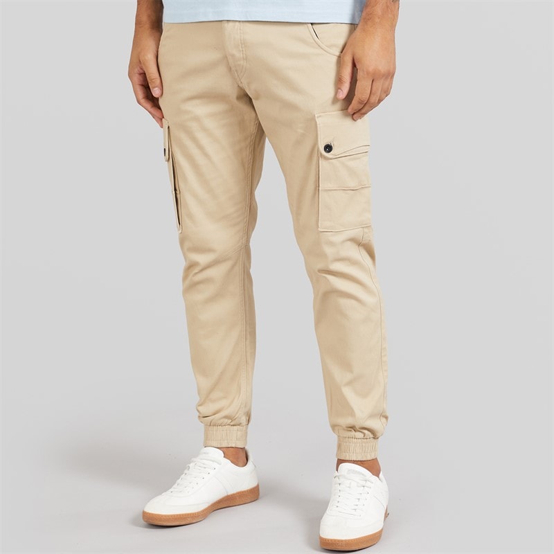 JACK & JONES Herre Paul Warner AKM 111 Cargo Bukser Beige