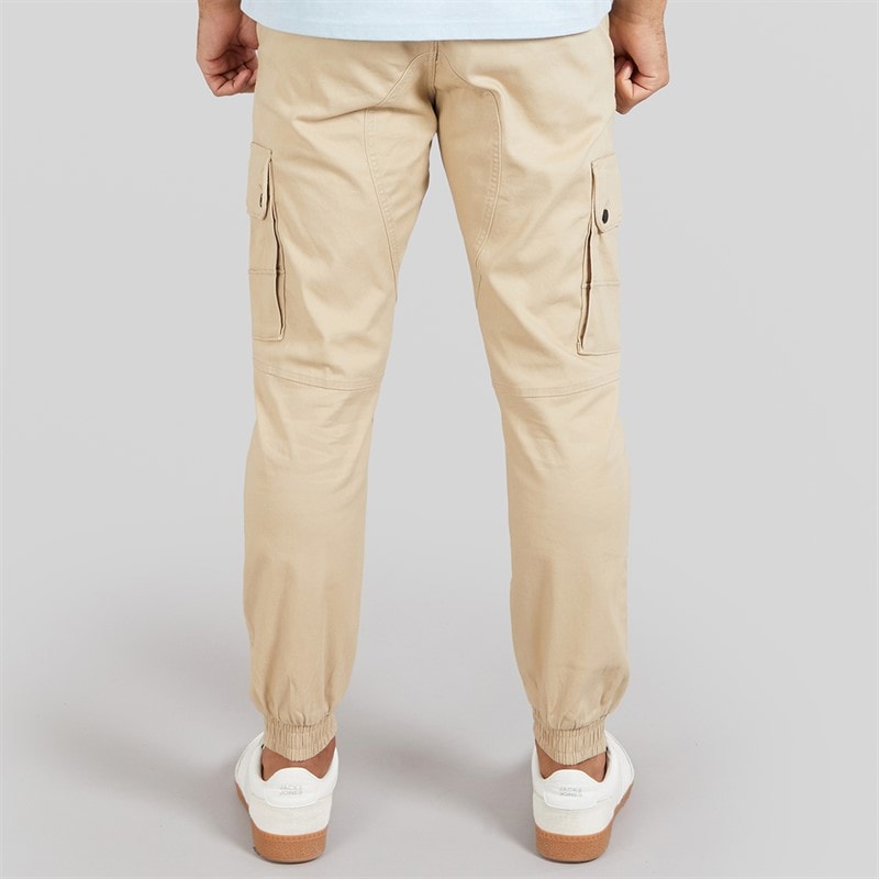 JACK & JONES Herre Paul Warner AKM 111 Cargo Bukser Beige - Billede 2