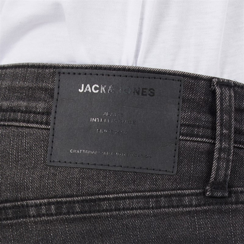 JACK & JONES JACK AND JONES Herre Glenn Sq354 Slim Jeans Vasket Sort - Billede 3
