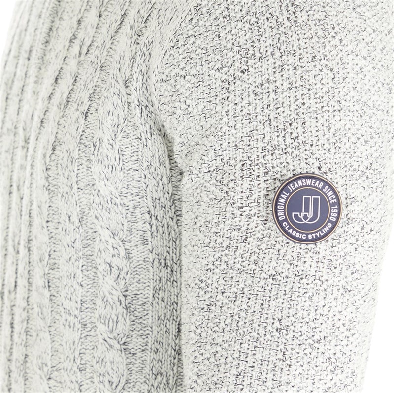 JACK & JONES Herre Shane Strikket Trøje Sølv Birke - Billede 3