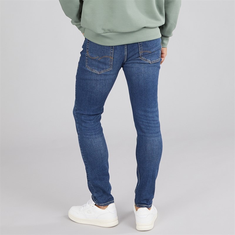JACK & JONES Herre Glenn SQ 327 Slim Fit Jeans Blå - Billede 2