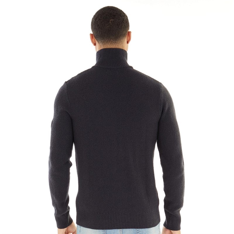 JACK & JONES Herre Shane Strikket Trøje Blå Blazer - Billede 2