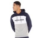 JACK & JONES Hættetrøje med logo i blokke Mørkeblå Blazer