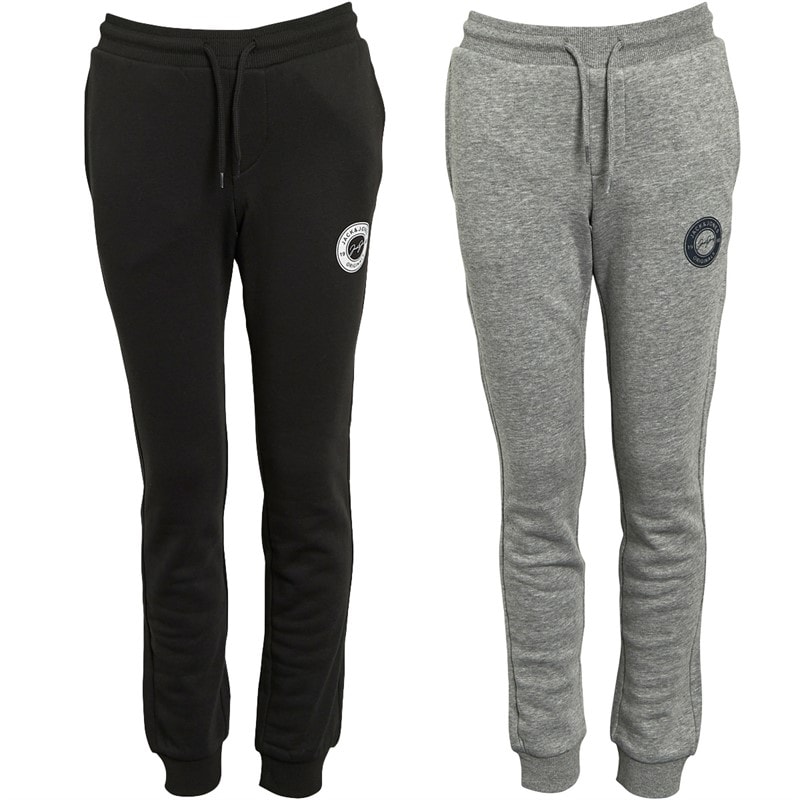 JACK & JONES Drenge Thomas Joggingbukser 2-pak Lys grå Melange/Sort - Billede 3