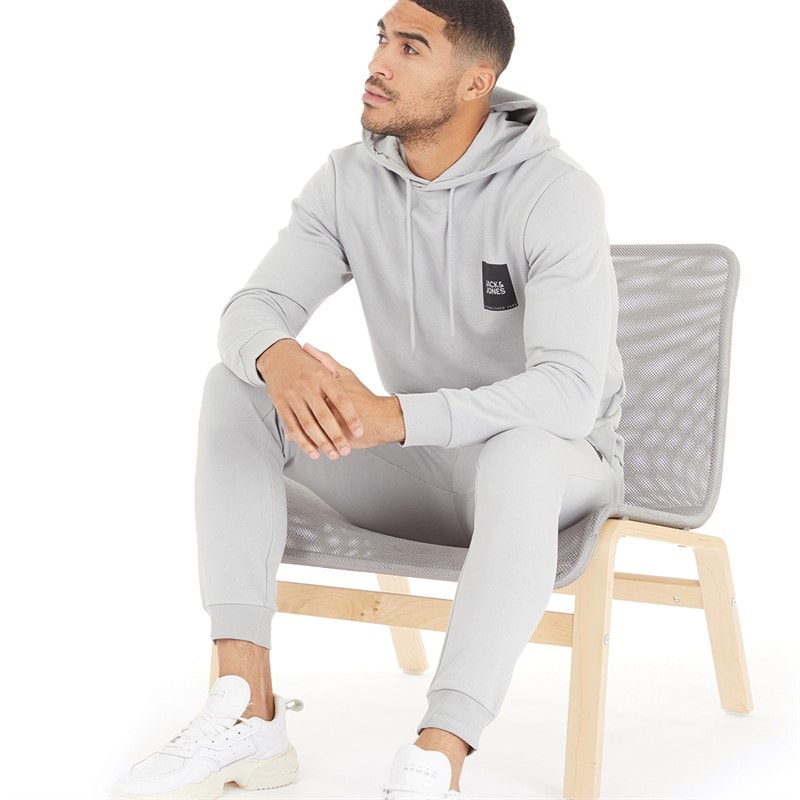JACK & JONES Herre Lås Træningsdragt Alloy - Billede 1