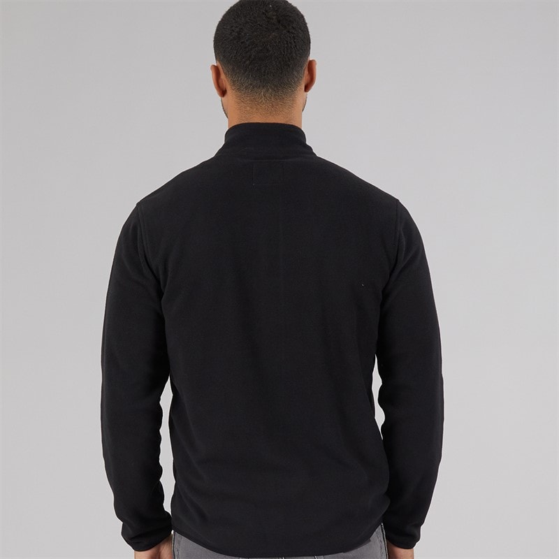 JACK & JONES Fleecejakke til Herre med lynlås, sort - Billede 2