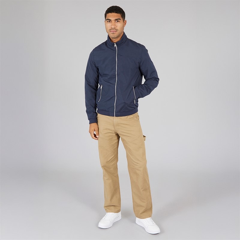 JACK & JONES Herre Mash Harrington Jakke Blå Blazer - Billede 3