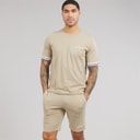 JACK & JONES Herre Jaxon T-shirt og shorts sæt Crockery