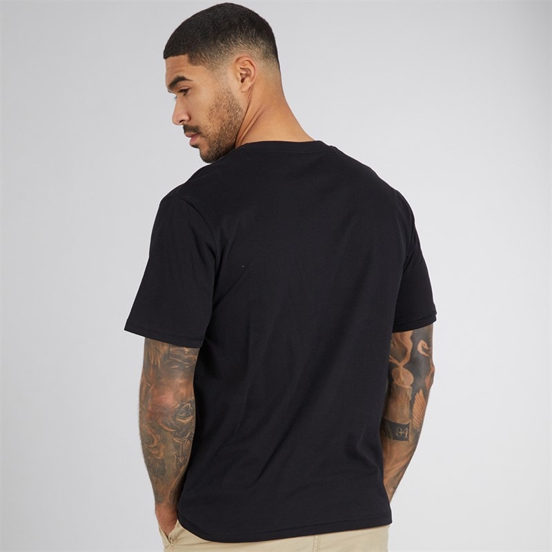 JACK & JONES Herre Klassisk T-Shirt Sort - Billede 2