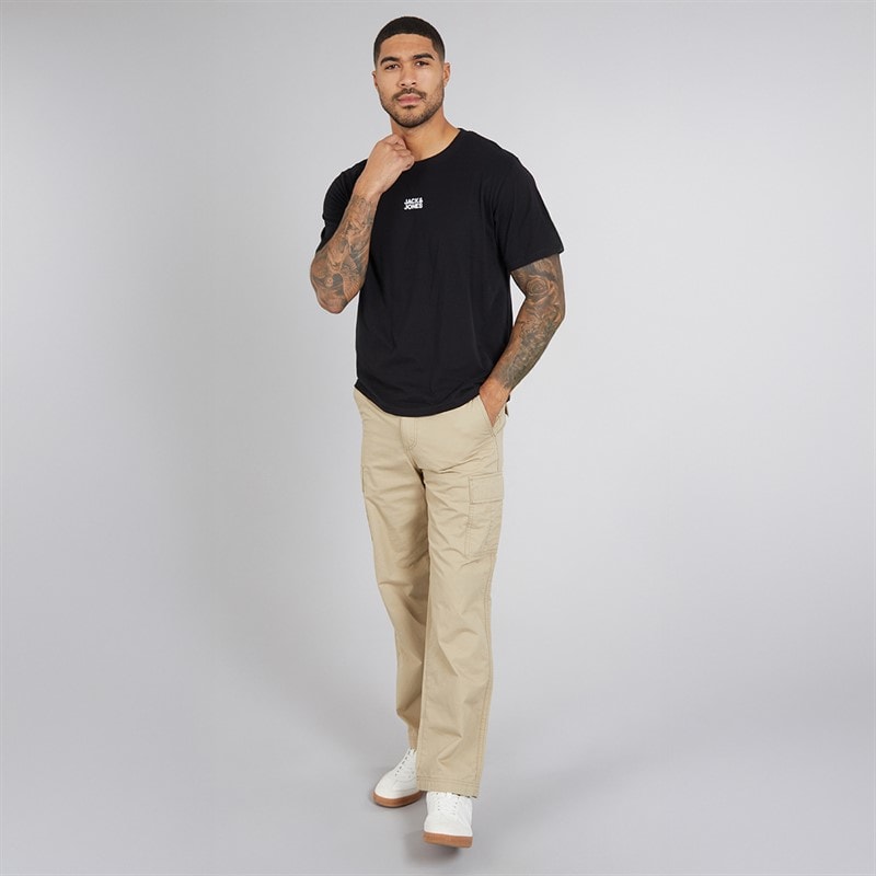 JACK & JONES Herre Klassisk T-Shirt Sort - Billede 4