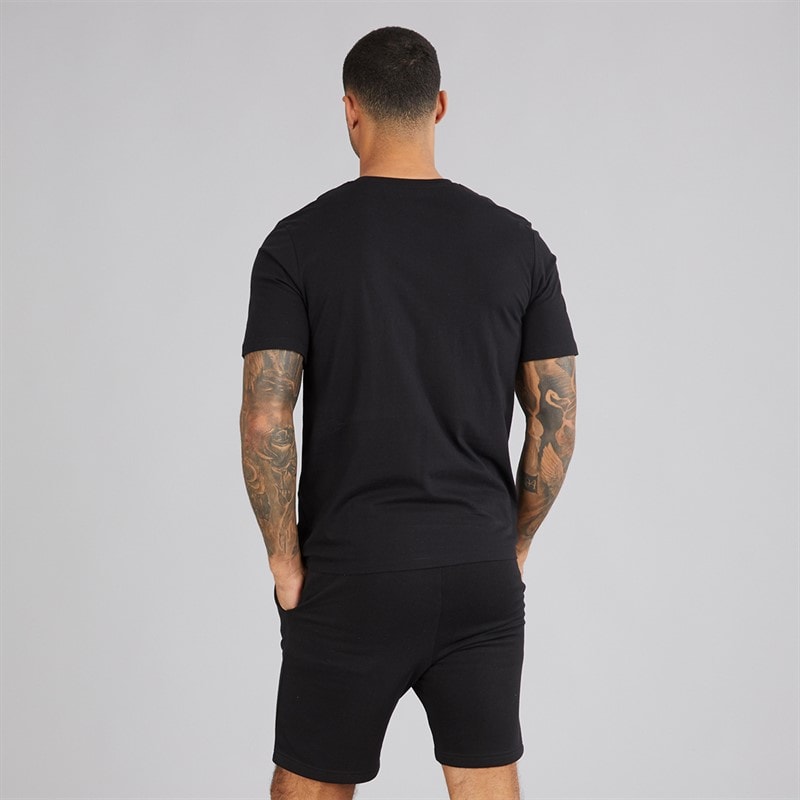 JACK & JONES Herre Neo T-shirt Og Shorts Sæt Sort - Billede 2