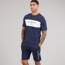 JACK & JONES Herre Chester T-shirt Og Shorts Sæt Navy Blazer
