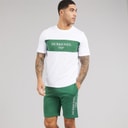 JACK & JONES Herre Chester T-shirt Og Shorts Sæt Trekking Green