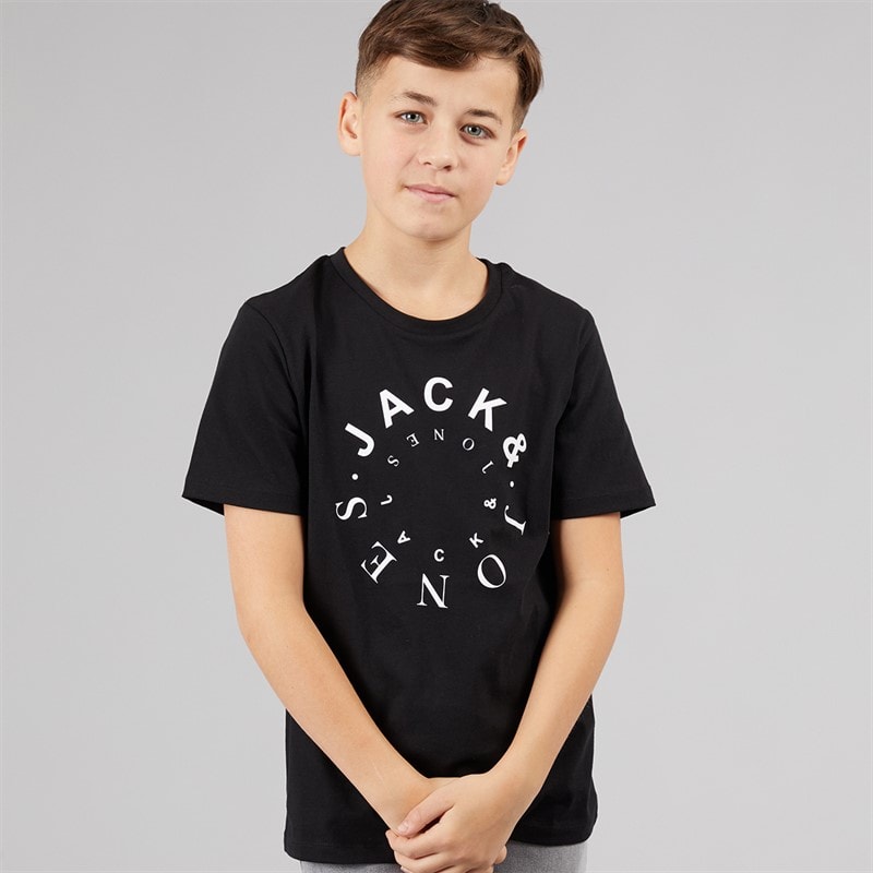 JACK & JONES JACK AND JONES Drenge Neto T-shirts Sort - Billede 1