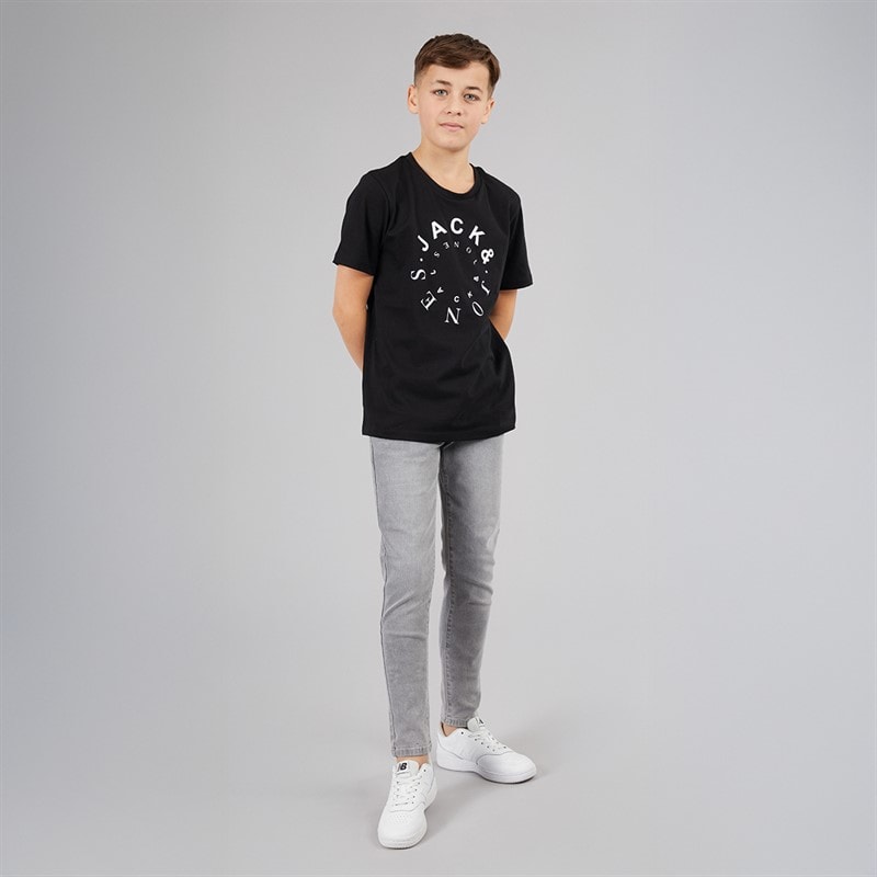 JACK & JONES JACK AND JONES Drenge Neto T-shirts Sort - Billede 3