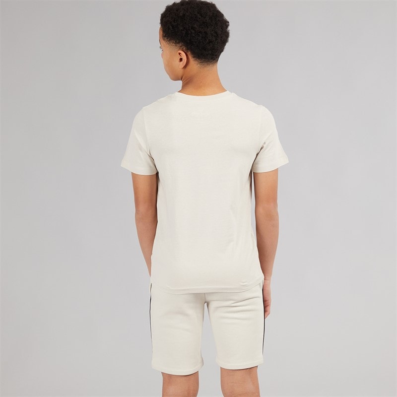 JACK & JONES Drenge Kai T-shirt Og Shorts Sæt Moonbeam - Billede 2