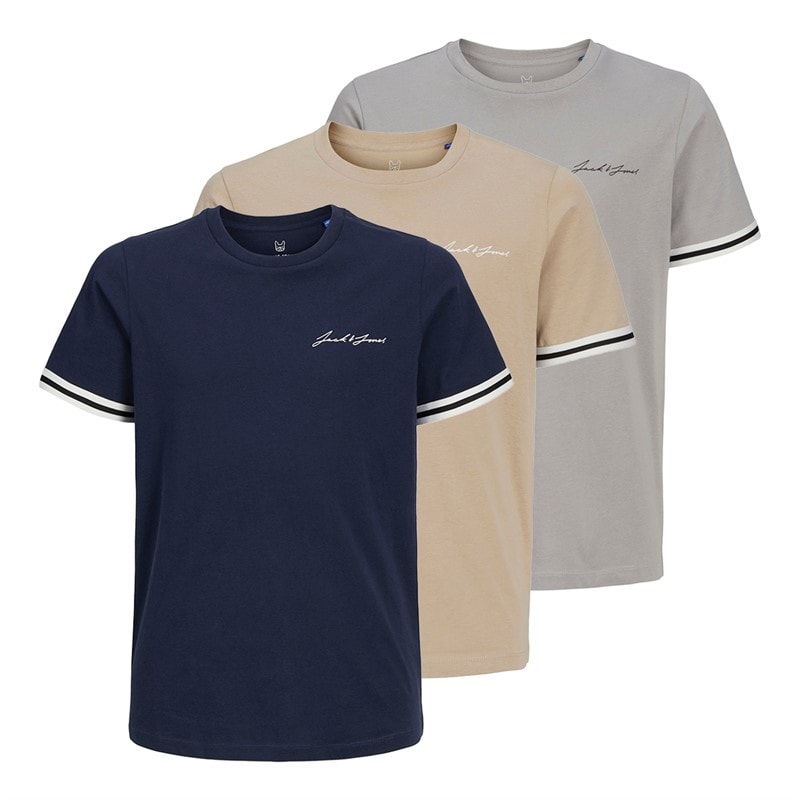 JACK & JONES Drenge Jaxon T-shirts Flerfarvet - Billede 1