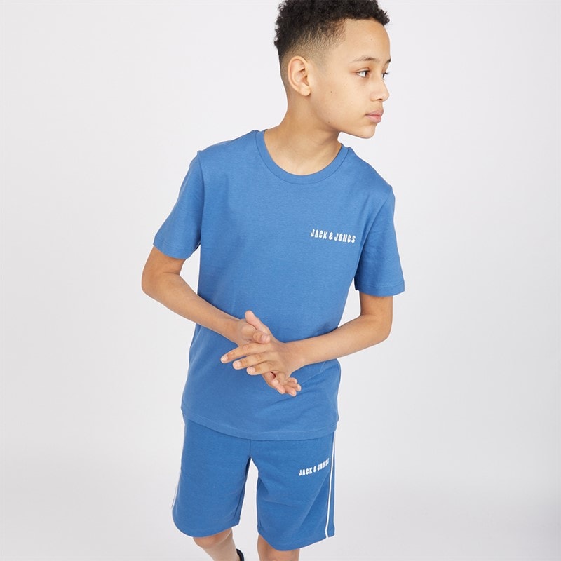 JACK & JONES Drenge Kai Sæt Blå - Billede 1