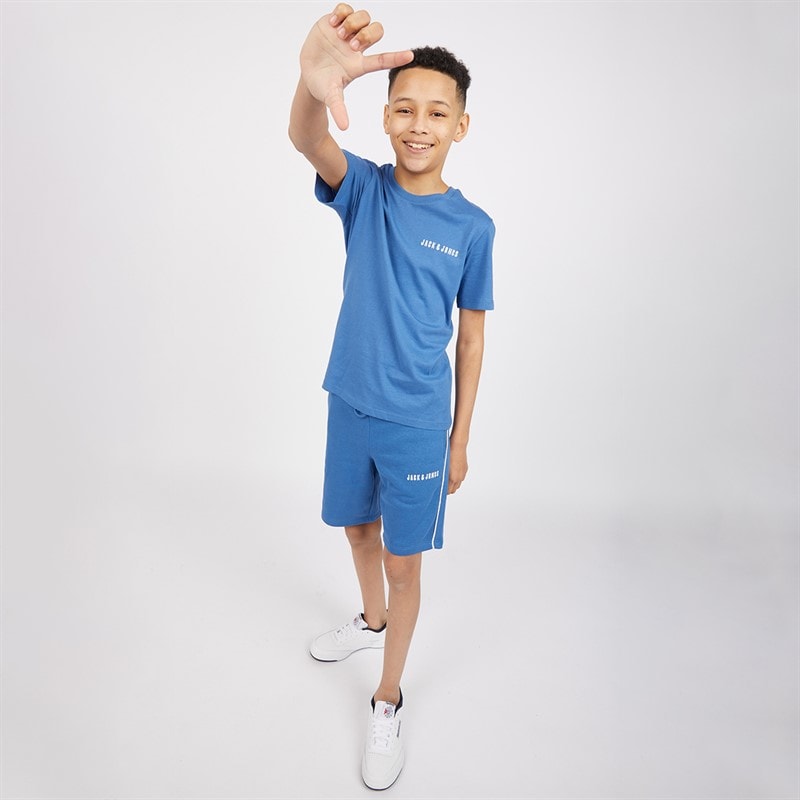 JACK & JONES Drenge Kai Sæt Blå - Billede 3